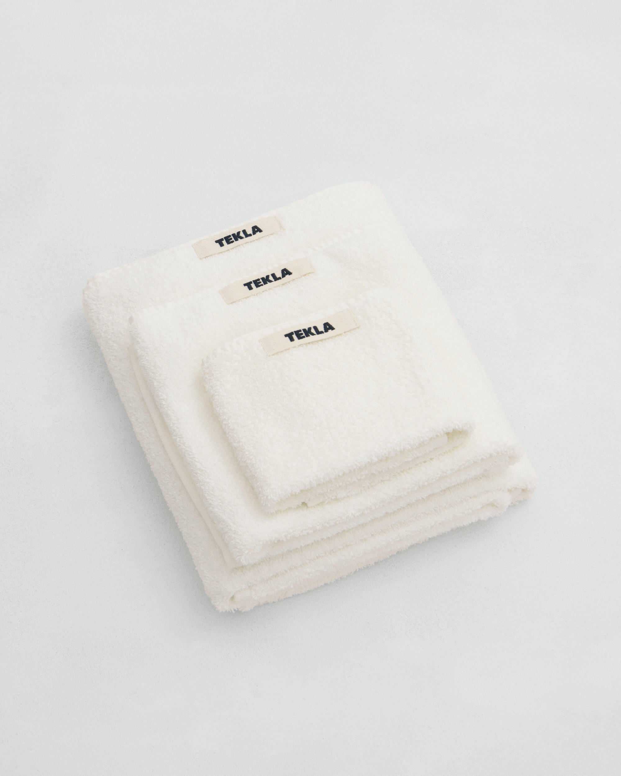 Terry towel – solid – White