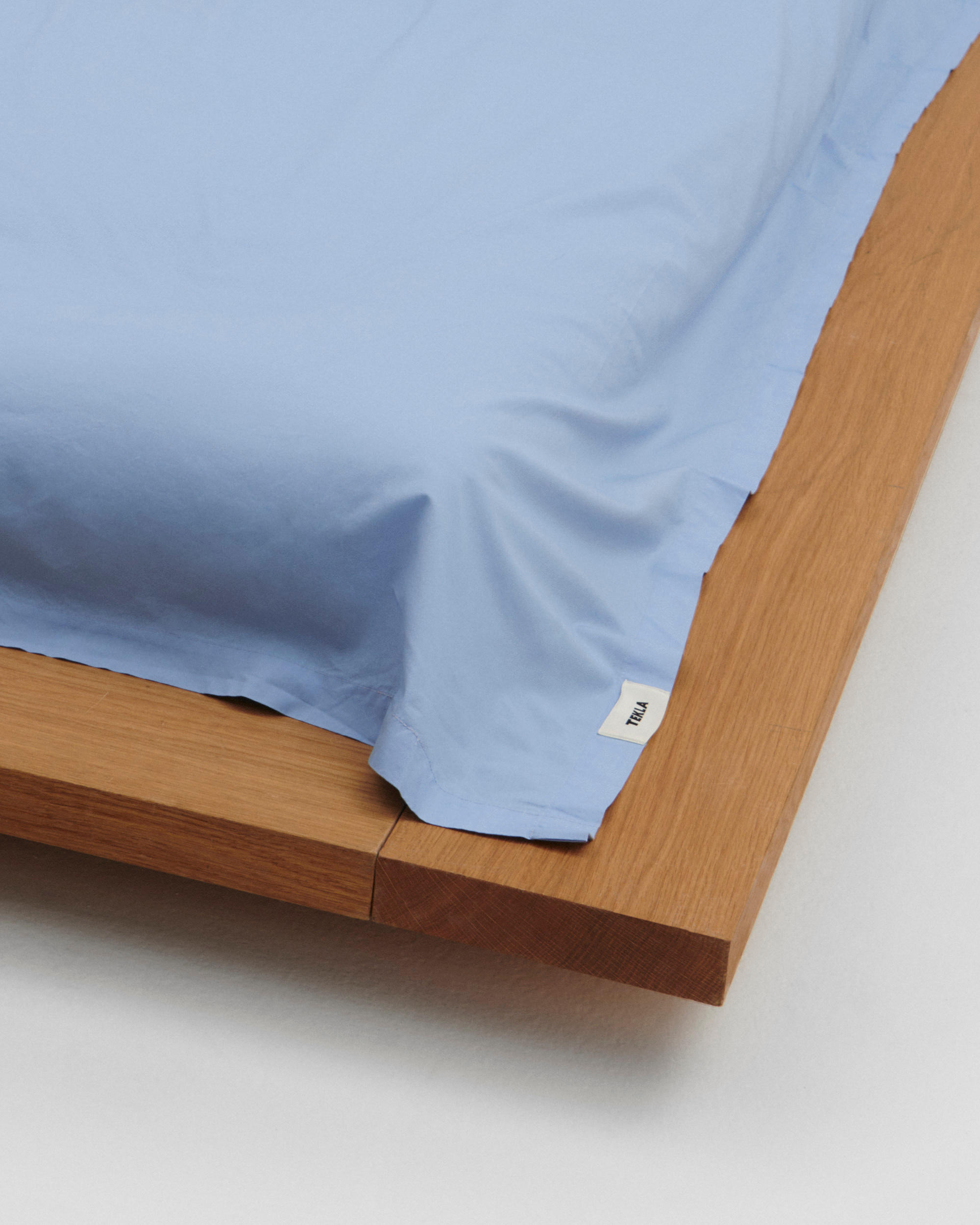 Percale sheet – Island Blue