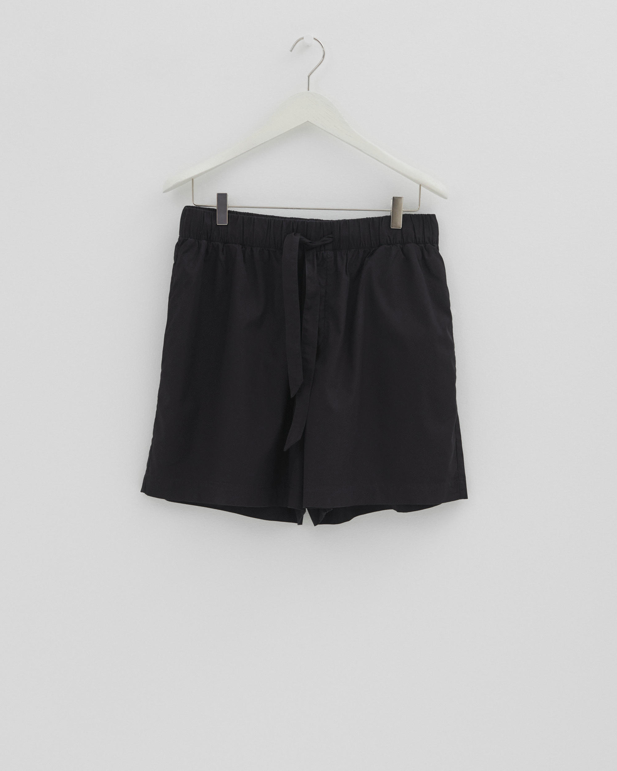 Poplin pyjamas – shorts – All Black