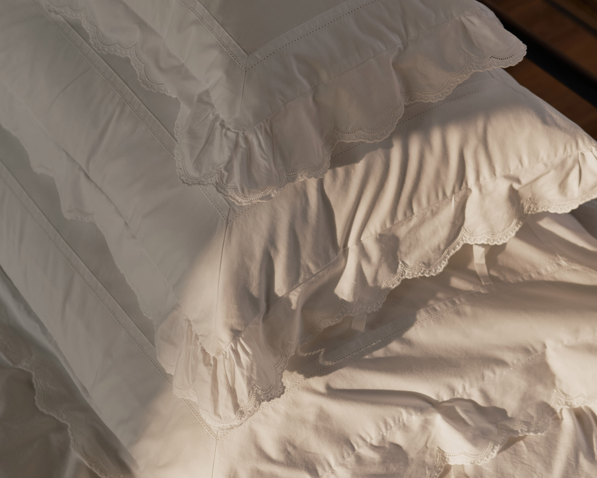 Discover broderie anglaise bedding