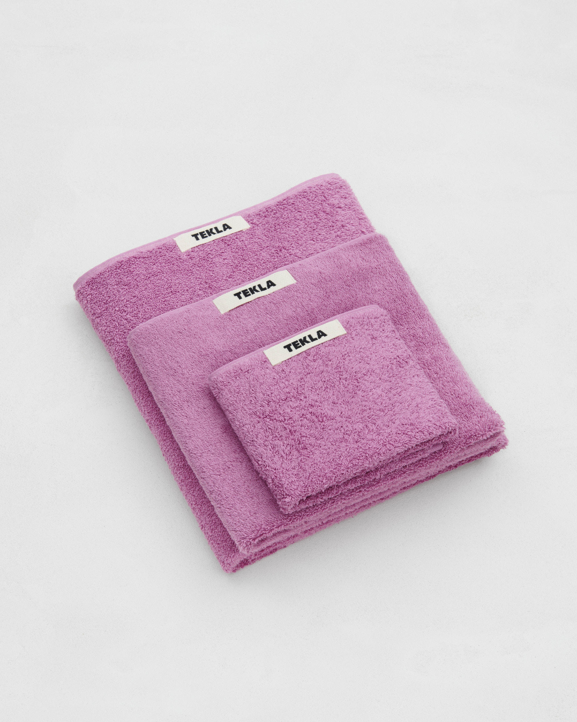 Terry towel – solid – Magenta