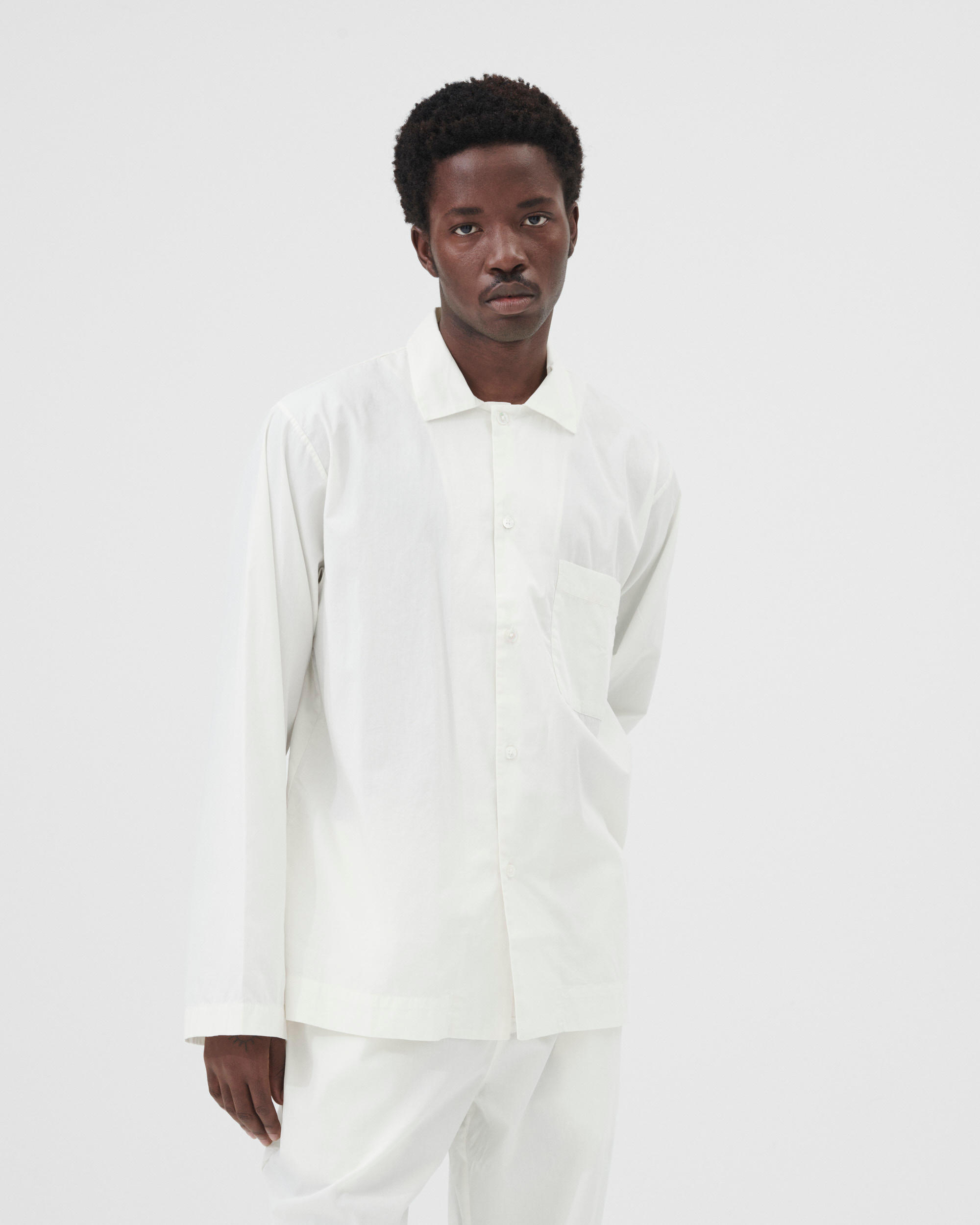 Alabaster White long-sleeved shirt