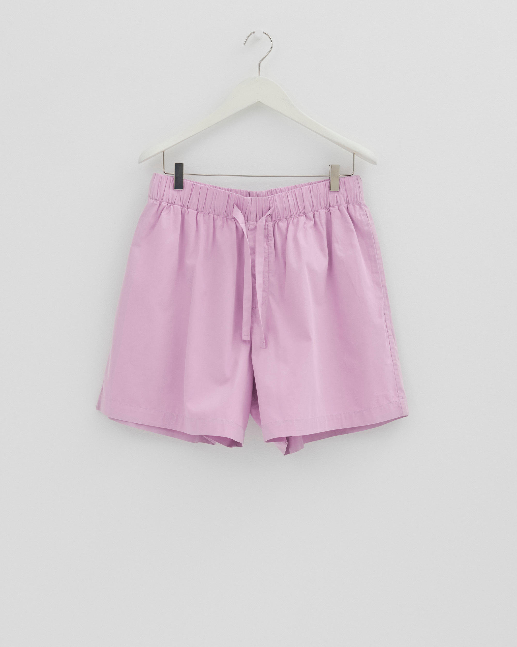 Poplin pyjamas – shorts – Purple Pink