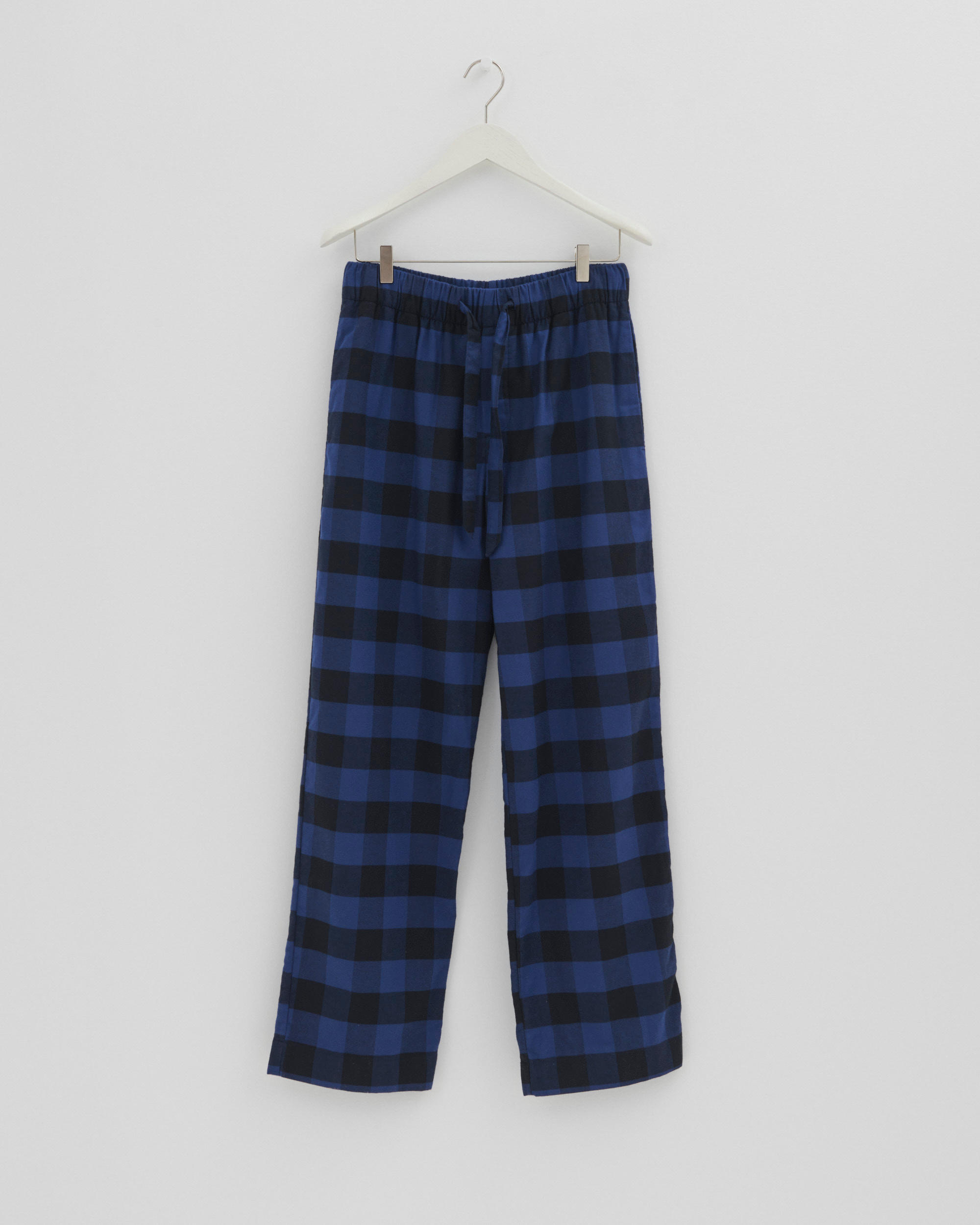 Flannel pyjamas – pants – Blue Gingham