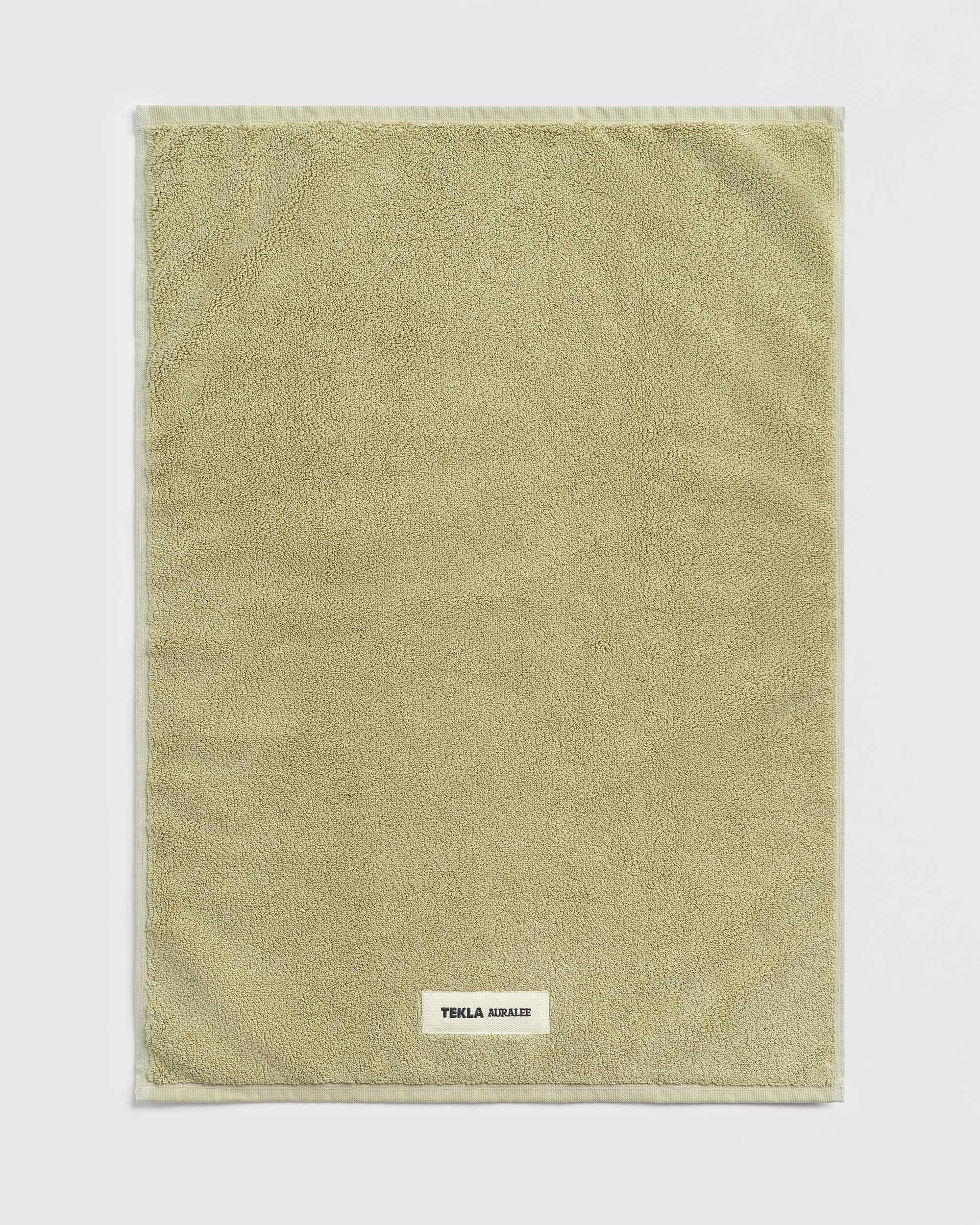 Bath mat – striped – Khaki Moss