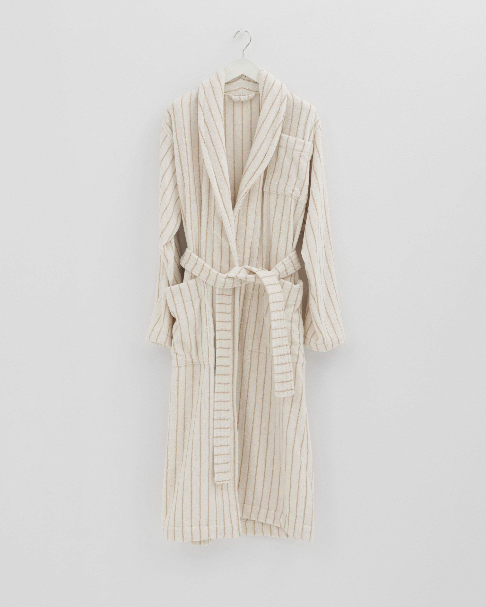 Sienna Stripes classic bathrobe