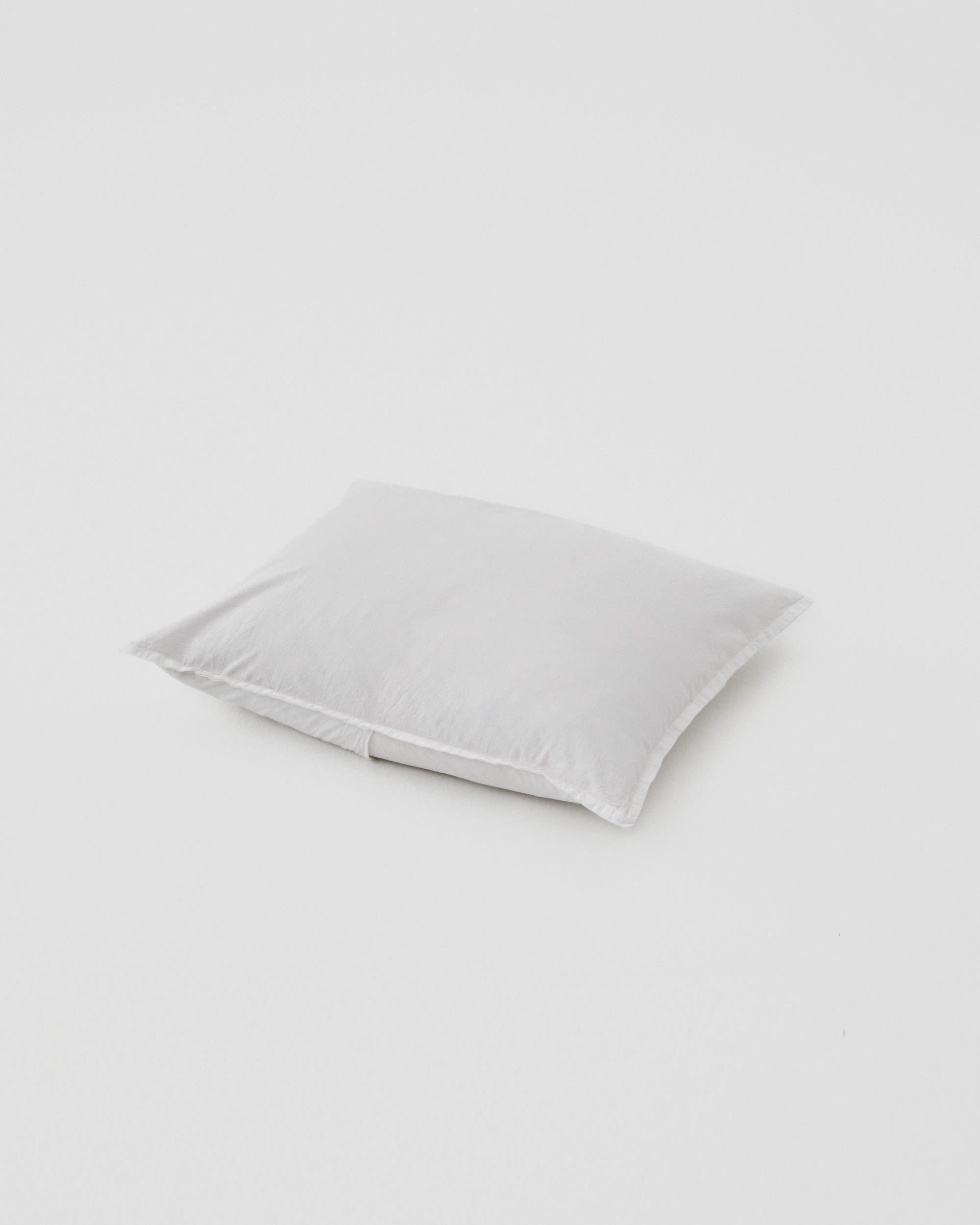 Percale pillow sham – Chalk White – John Pawson