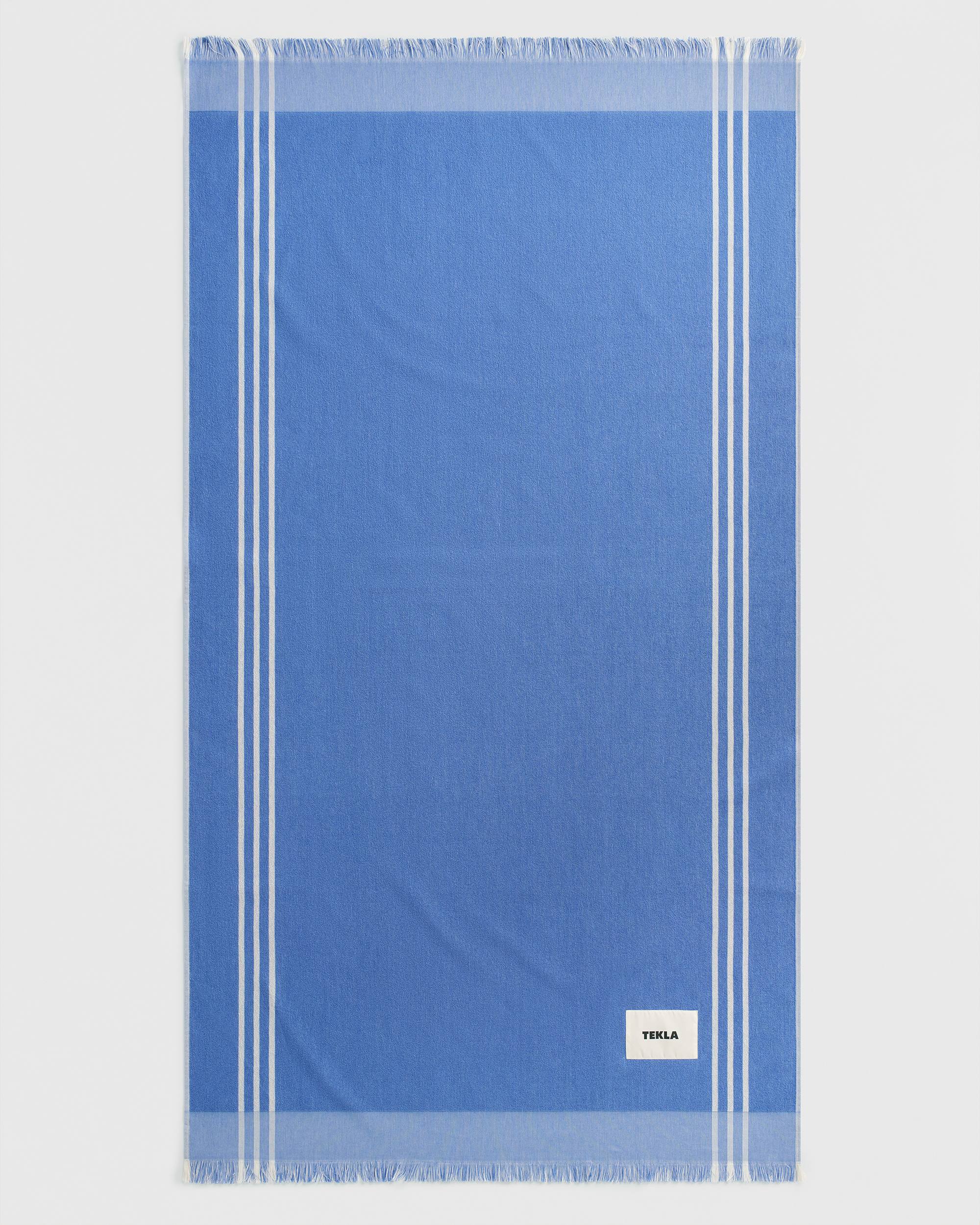 日本限定 Tekla_Terry_Beach_towel_Azul_1 水着・ラッシュガード