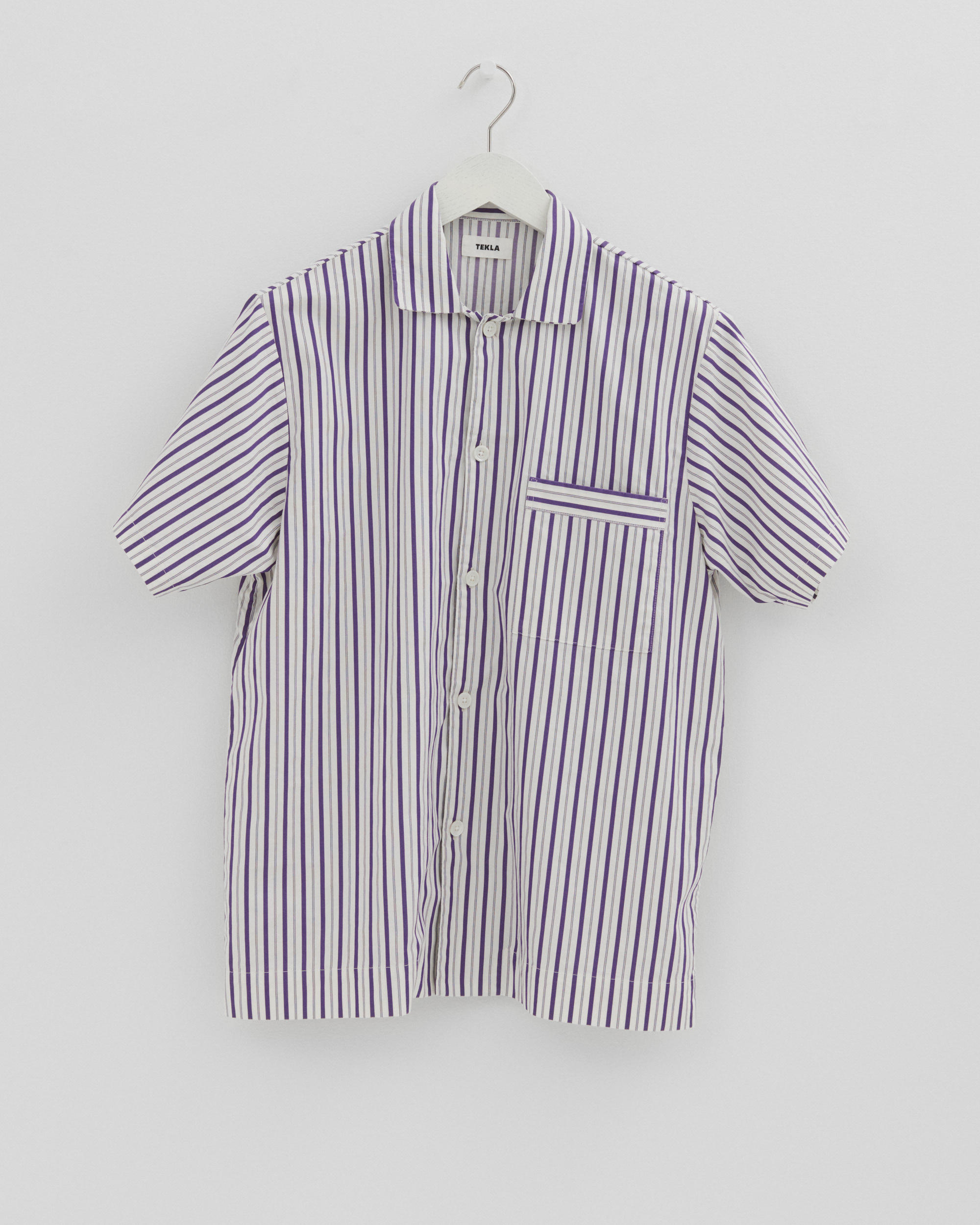 Poplin pyjamas – short-sleeved shirt – Lido Stripes