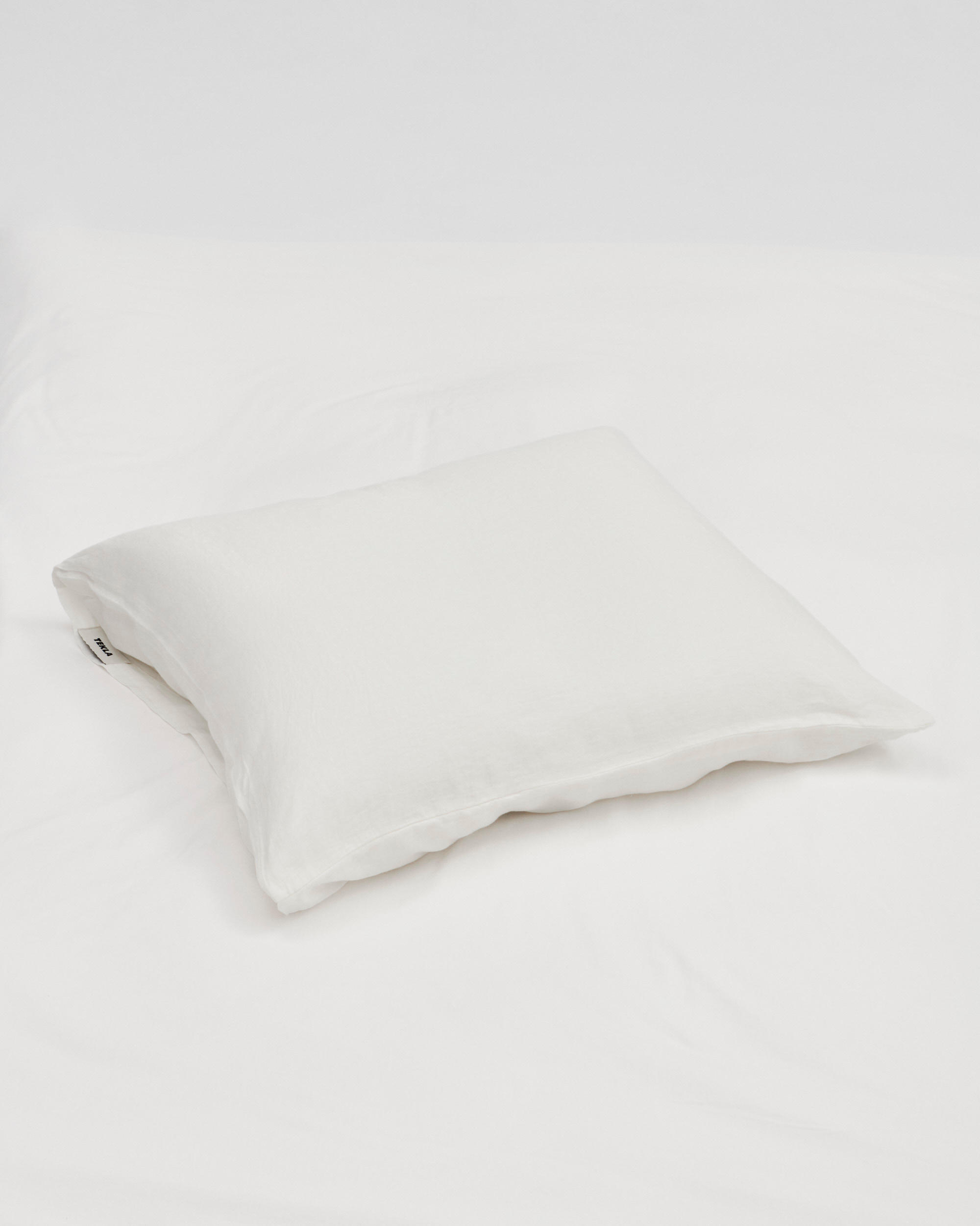 Linen pillow sham – Cream White