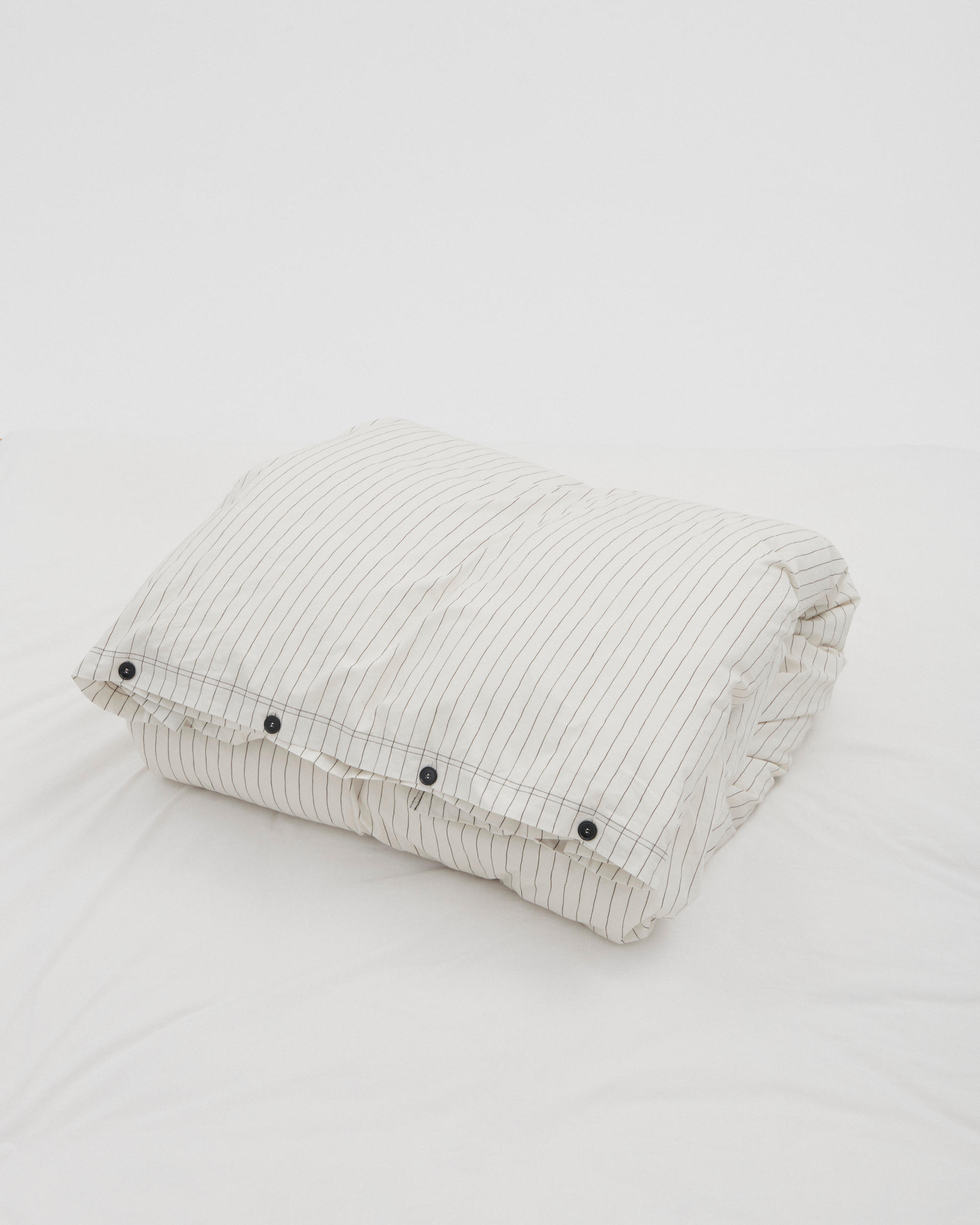 Percale duvet cover – Hand Drawn Stripes