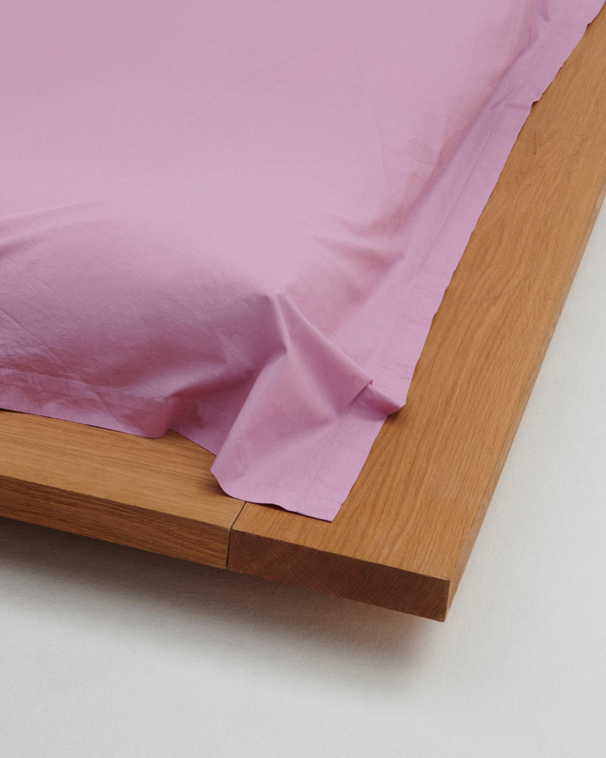 Percale sheet – Mallow Pink