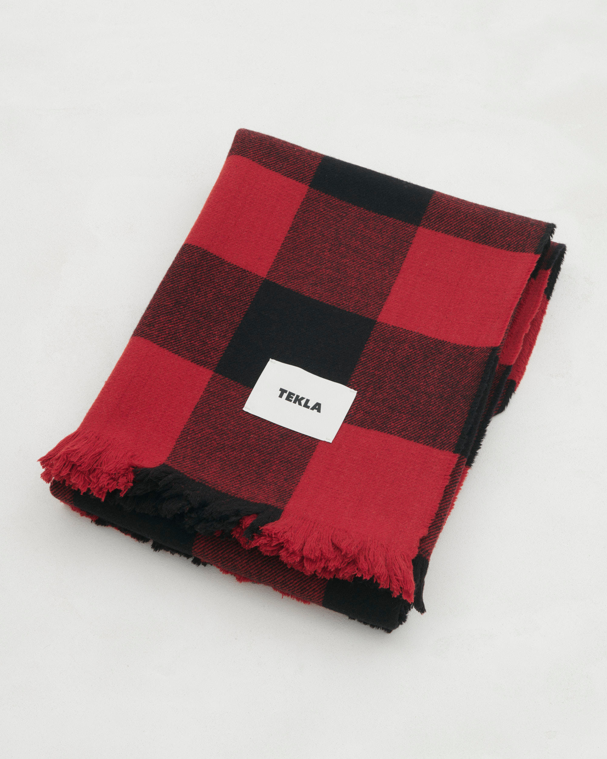 Pure wool blanket – Red Gingham