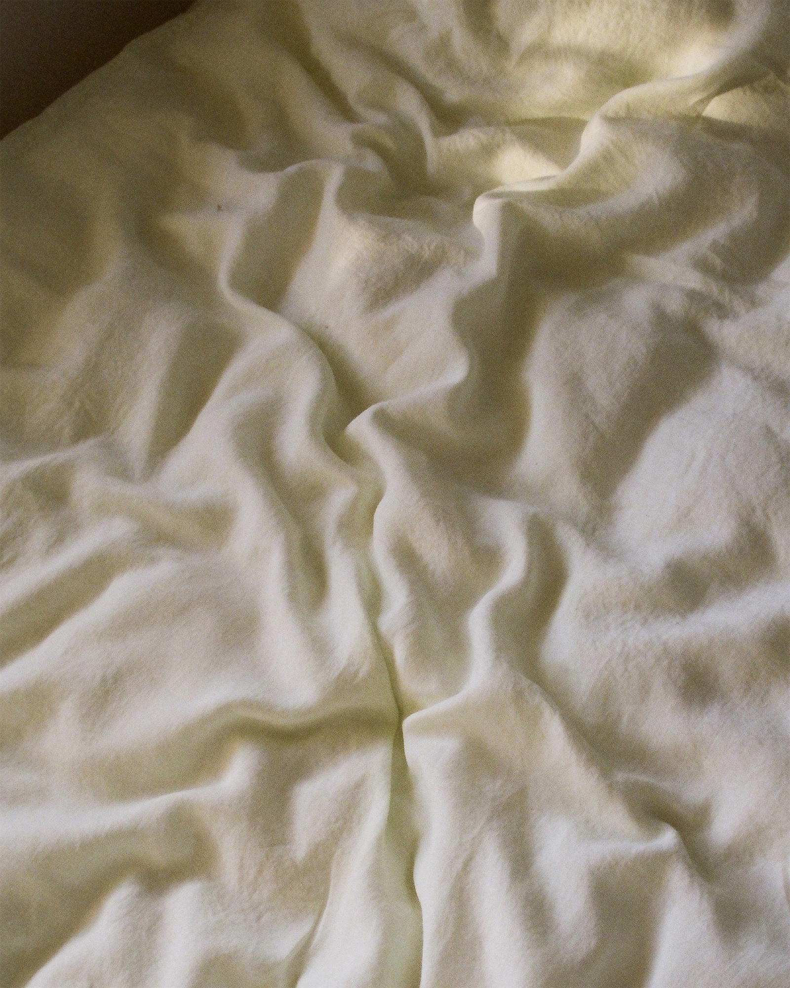 Cream White bedding