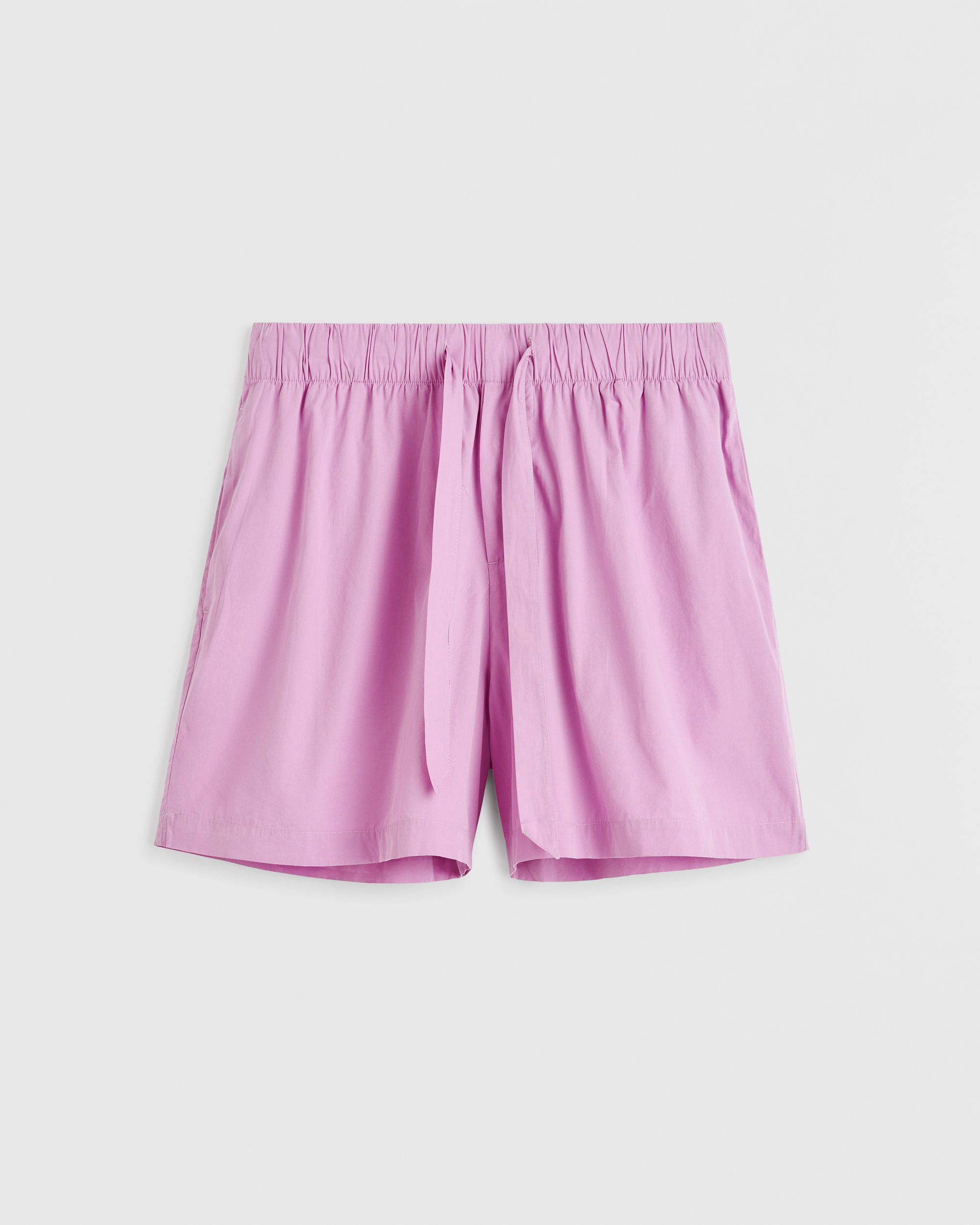 Flannel pyjamas – shorts – Red Gingham | Tekla Fabrics