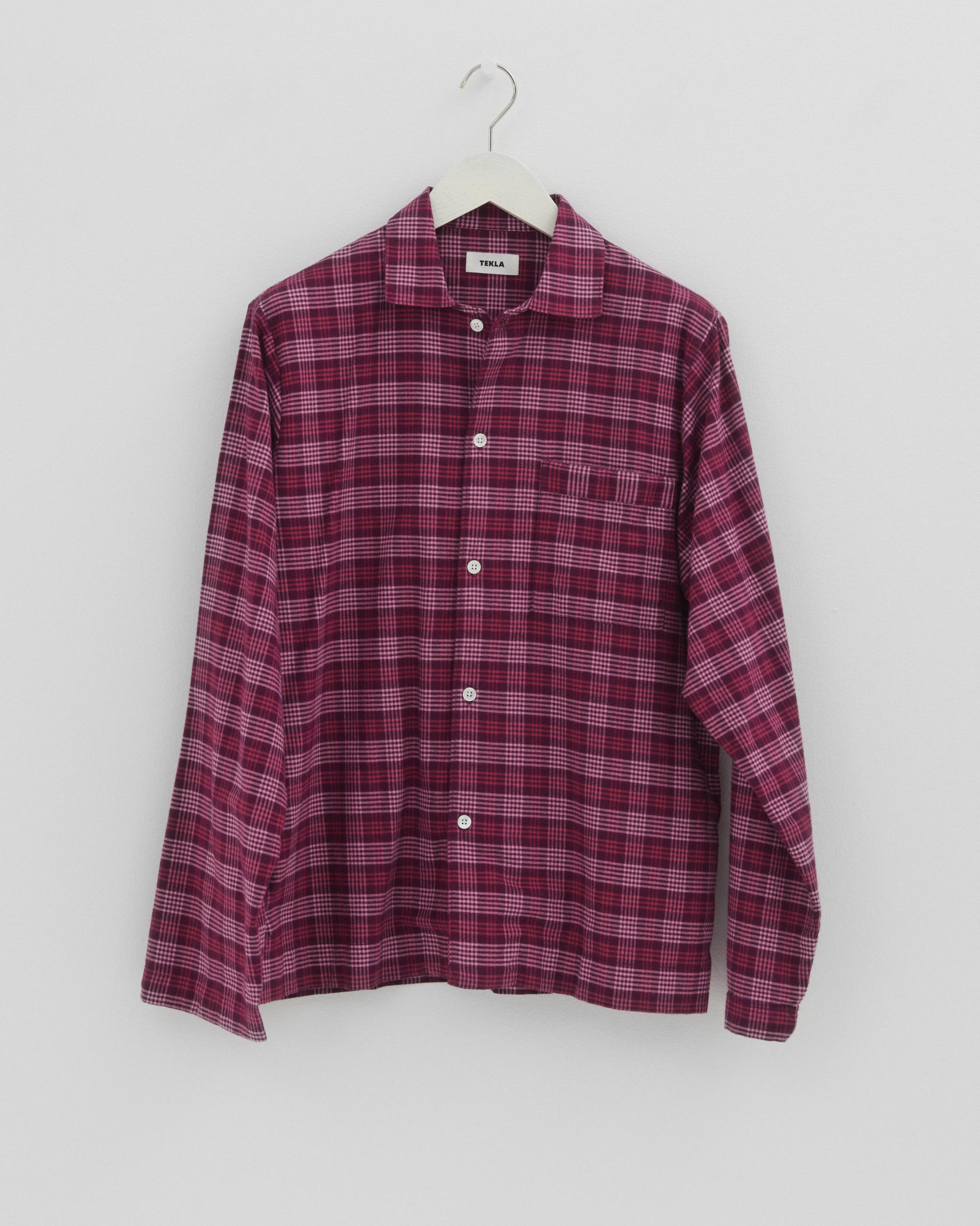 Flannel pyjamas – long-sleeved shirt – Deep Dream