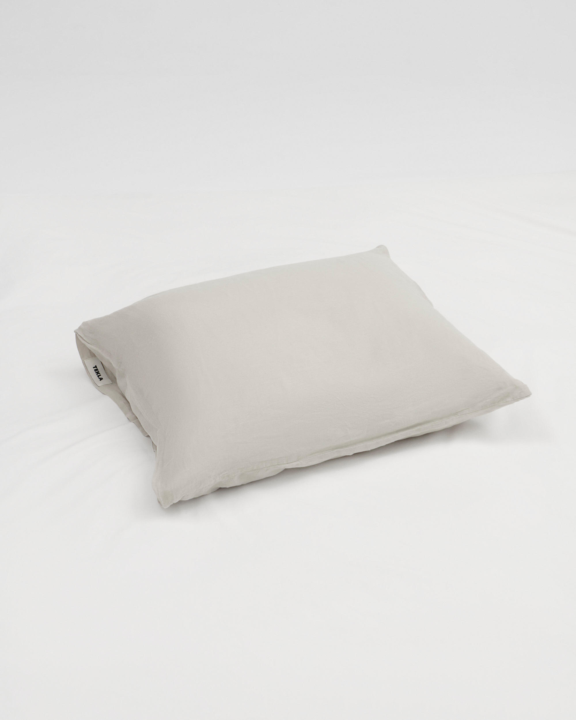 Linen pillow sham – Sand Grey