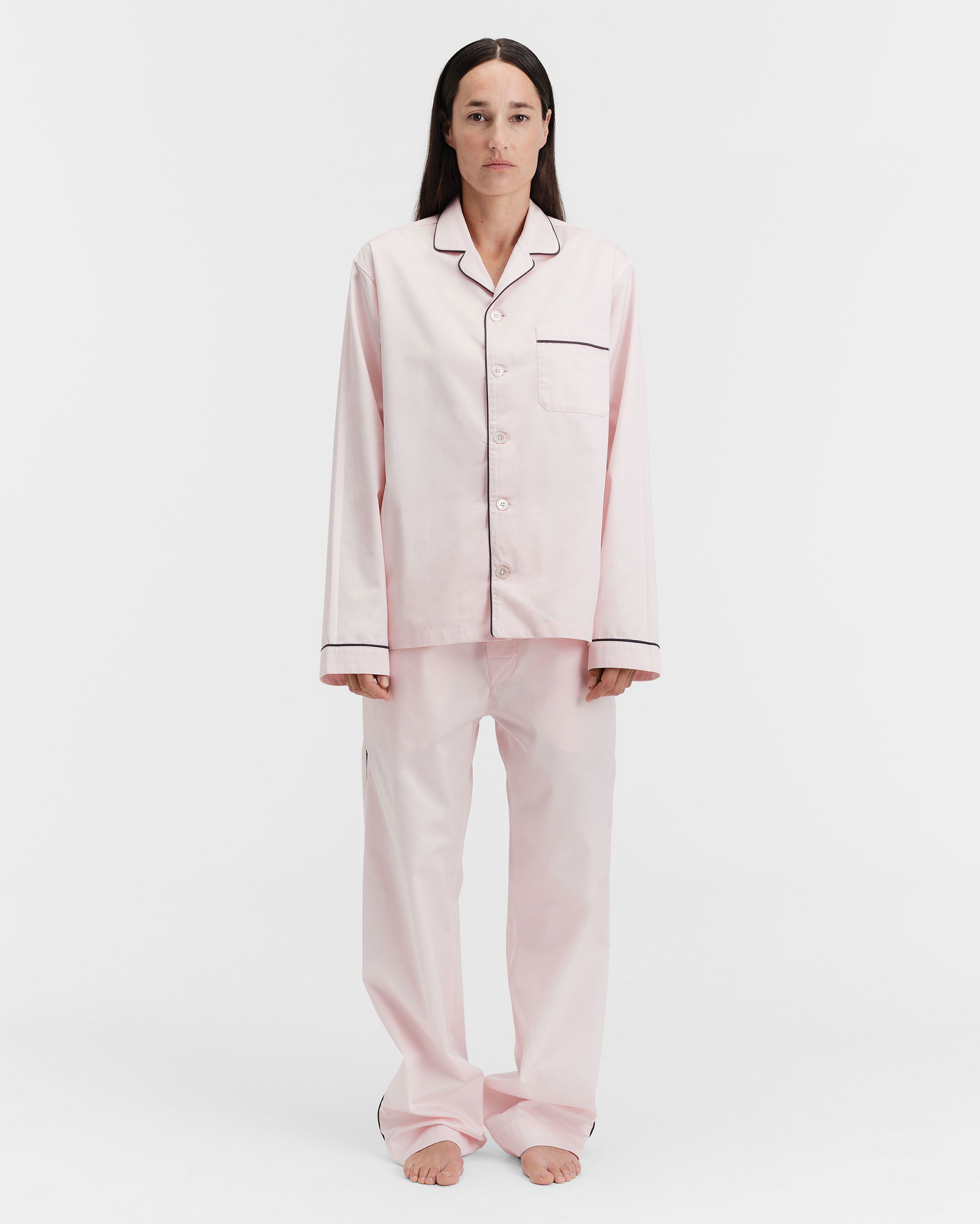 Sateen pyjamas - pants - Porter | Tekla Fabrics