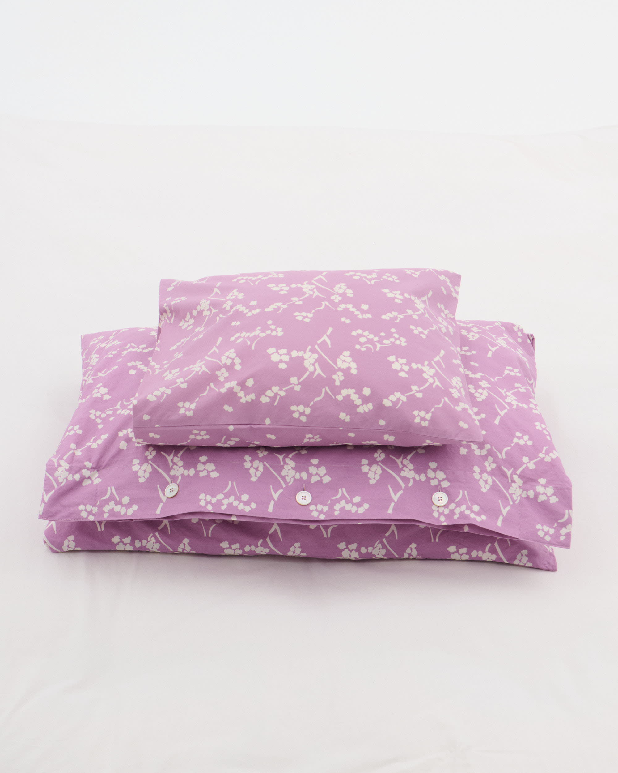 Kirsikankukka Pink kids bedding set