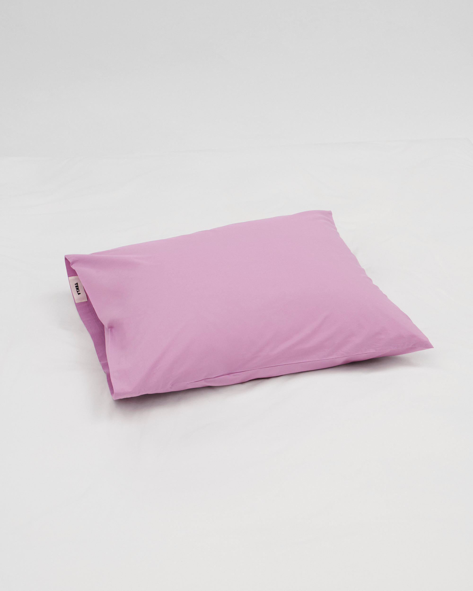 Percale pillow sham – Mallow Pink