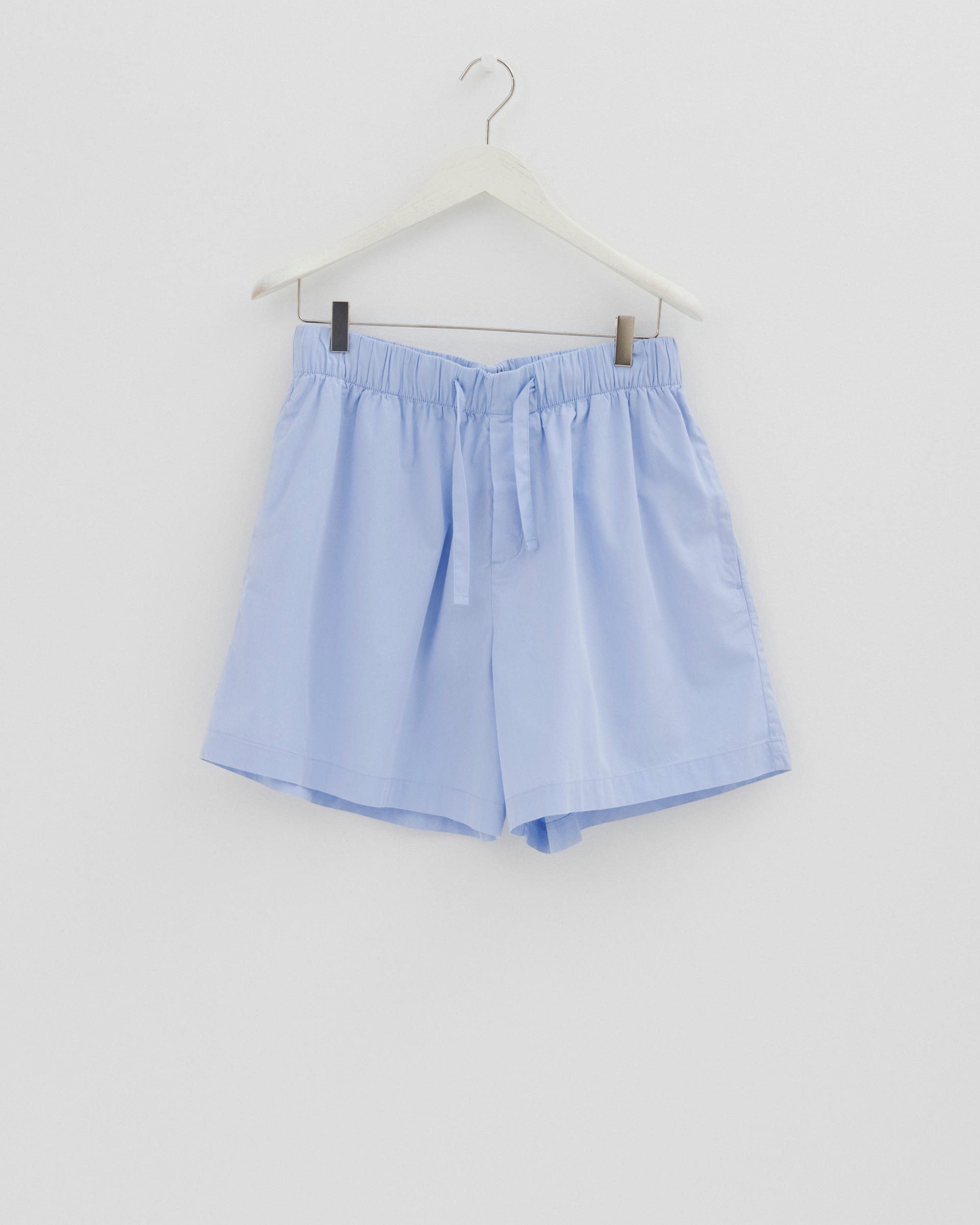 Poplin pyjamas – shorts – Shirt Blue