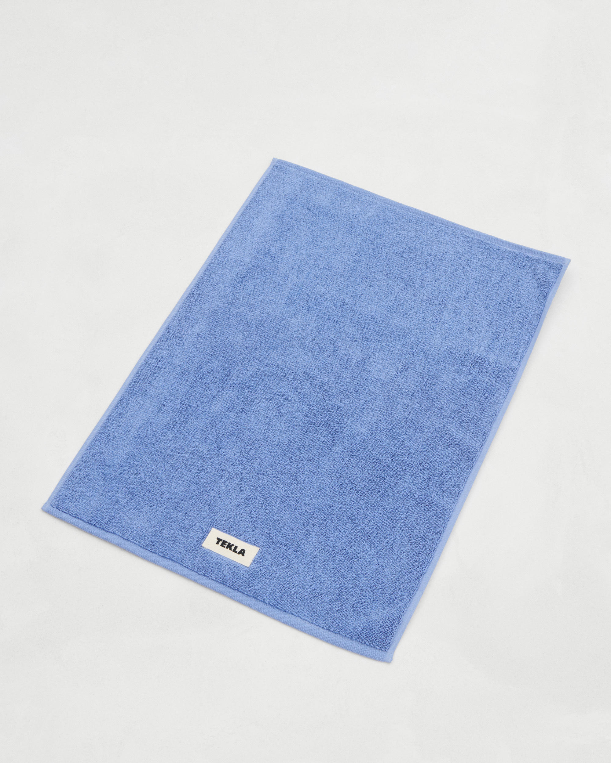 Clear Blue bath mat