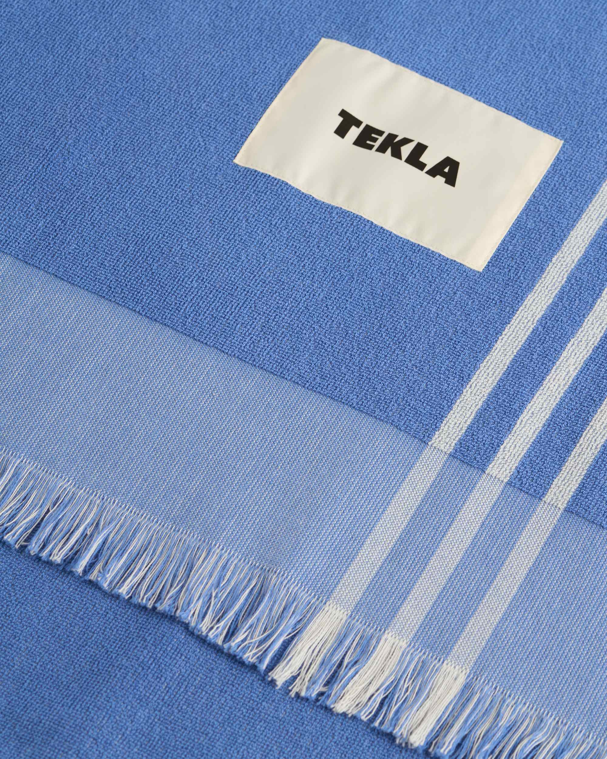 お手軽価格で贈りやすい Tekla_Terry_Beach_towel_Azul_3 水着・ラッシュガード