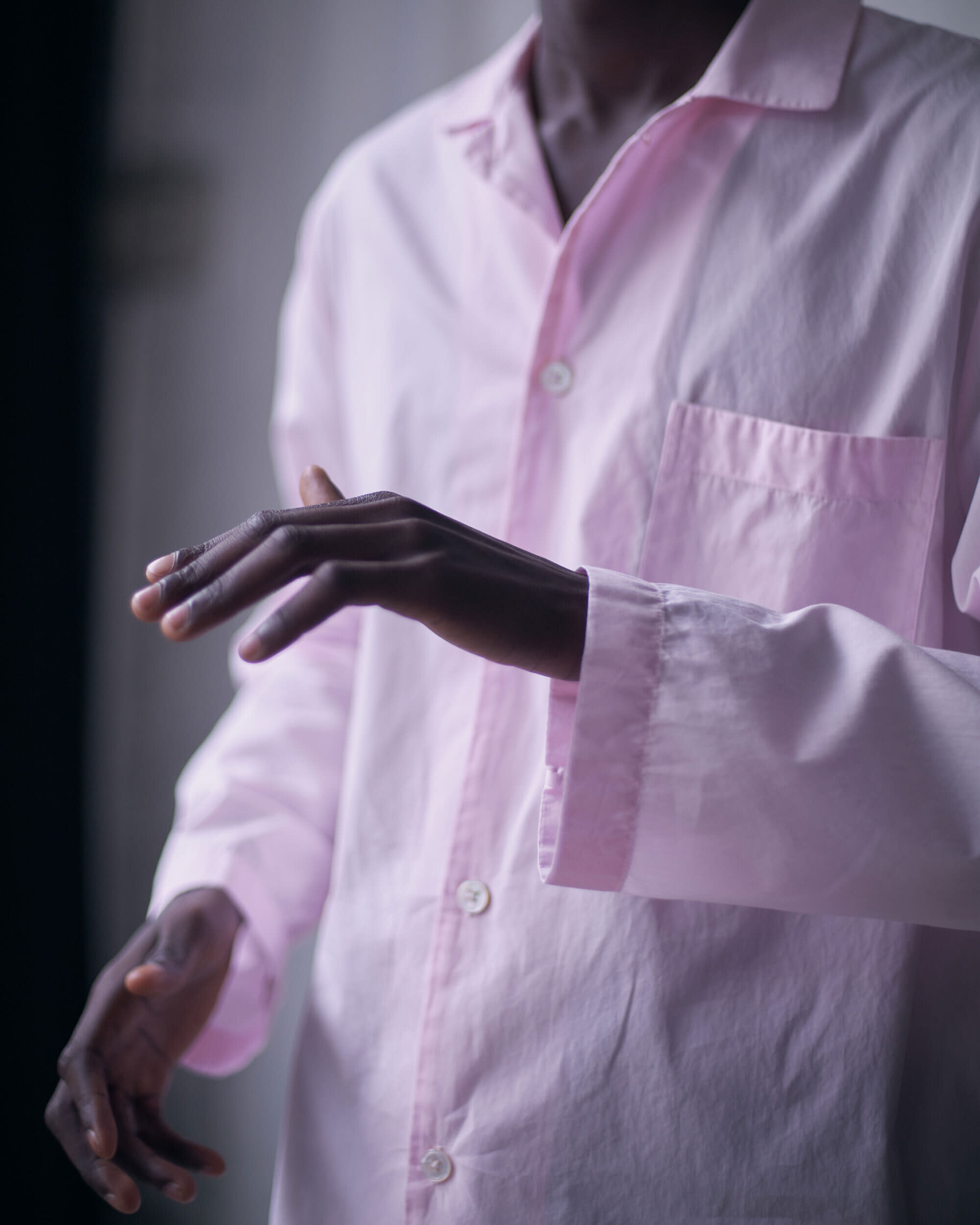 Soft Pink long-sleeved shirt