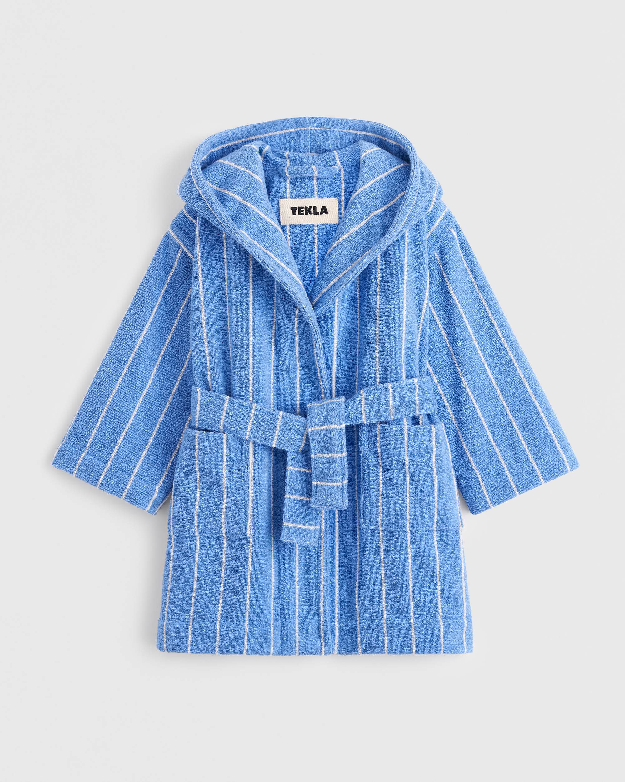 Kids hooded bathrobe – striped – Marseille