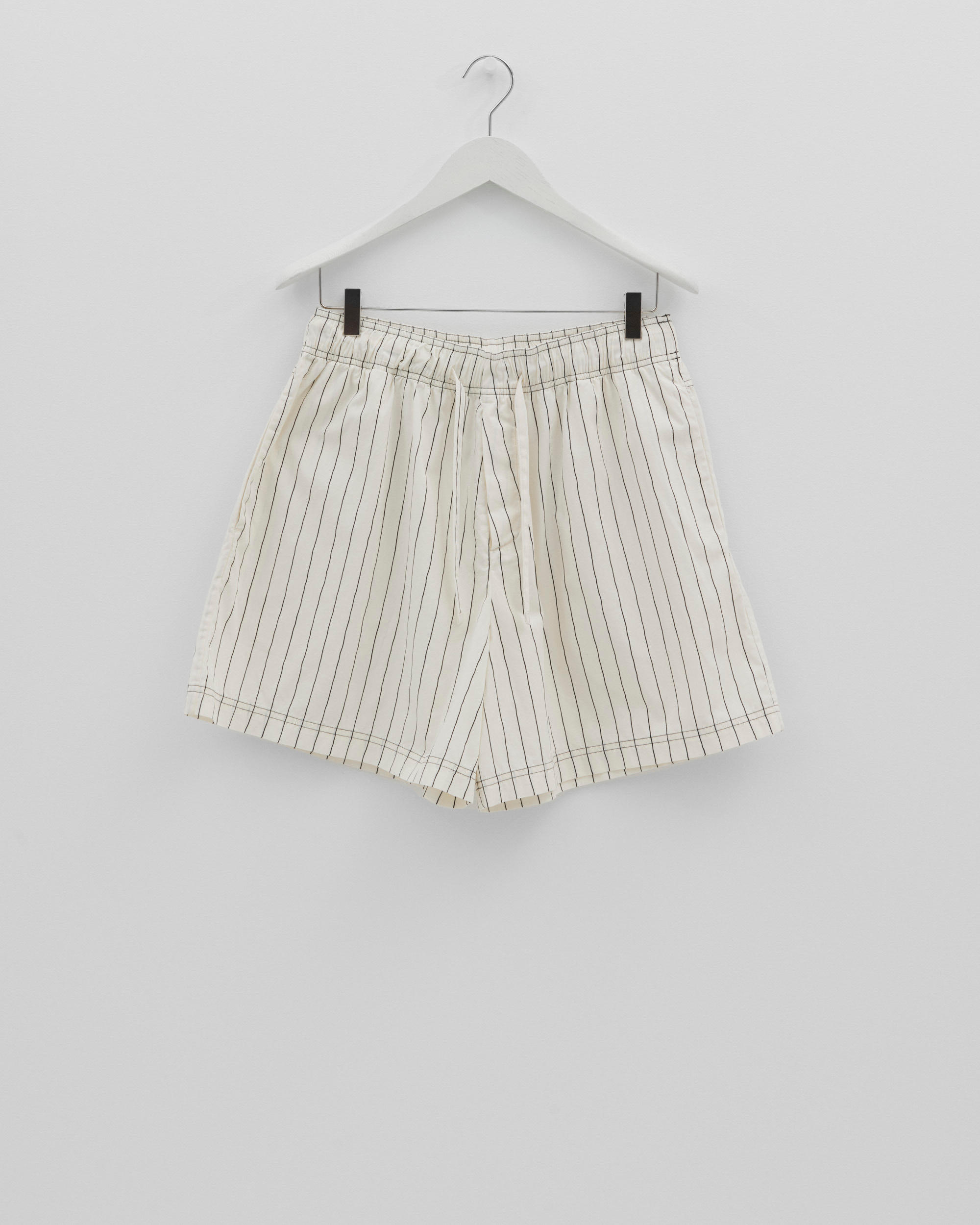 Poplin pyjamas – shorts – Hand Drawn Stripes