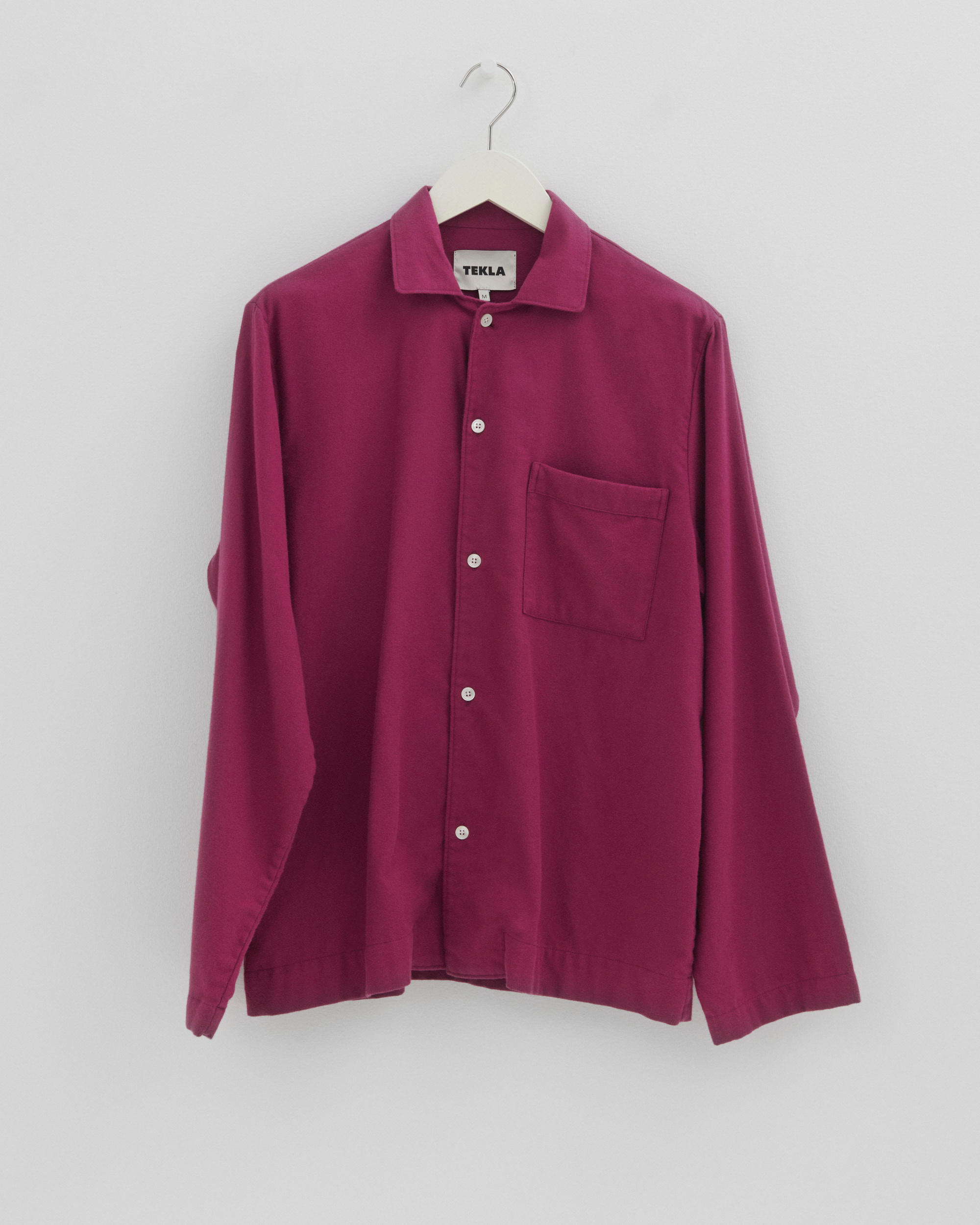 Flannel pyjamas – long-sleeved shirt – Grape