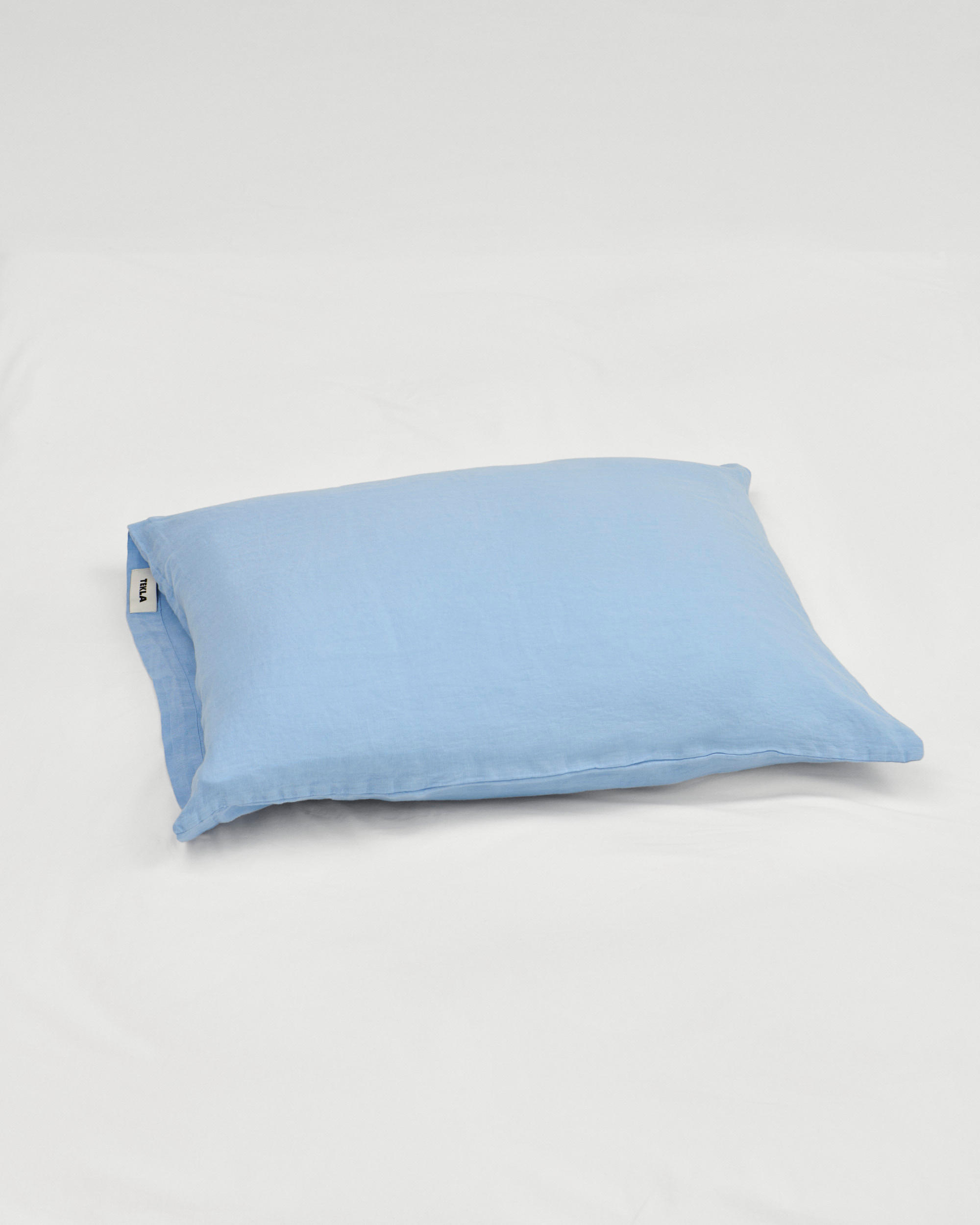 Linen pillow sham – Powder Blue