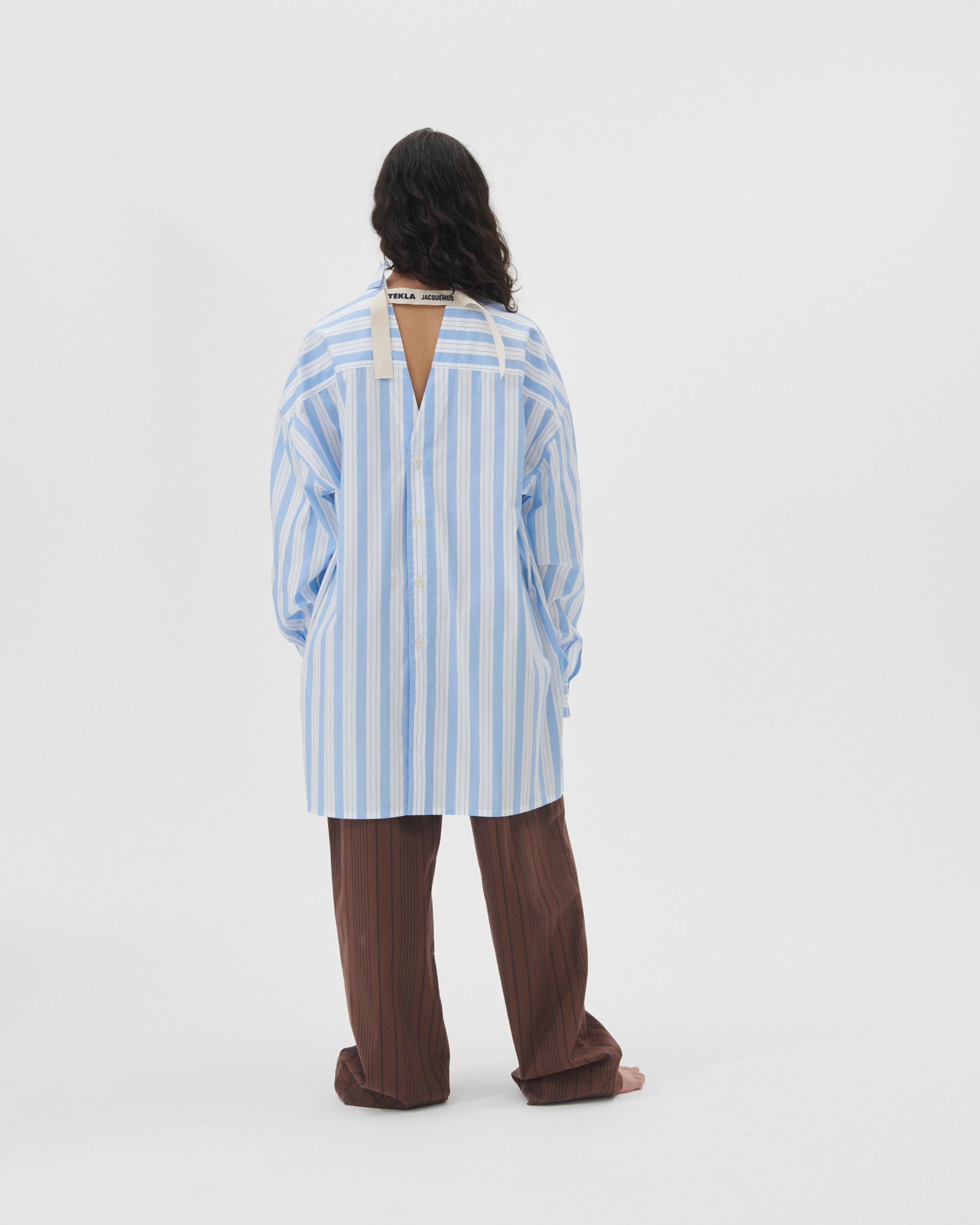 Blue White Stripes 
