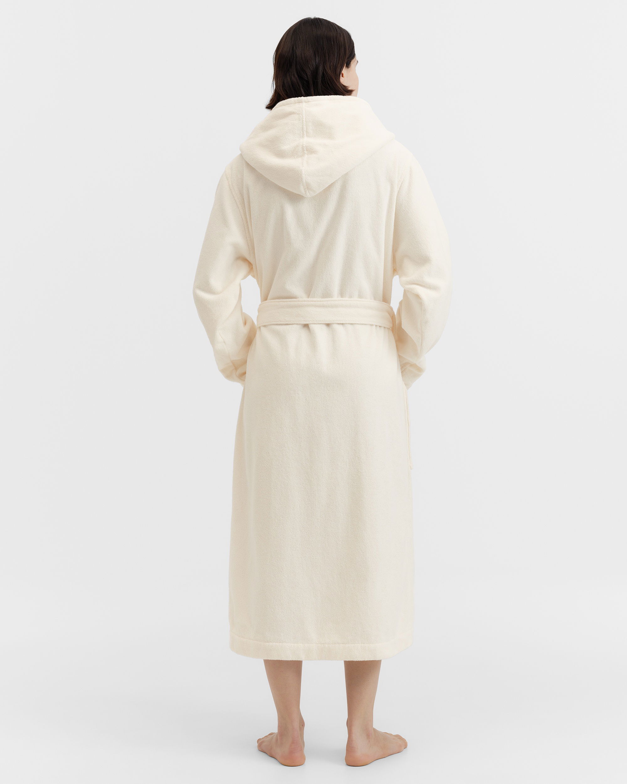 テクラ バスローブ パジャマ HOOD BATHROBES SOLID Hooded bathrobe – solid – Ivory | Tekla Fabrics