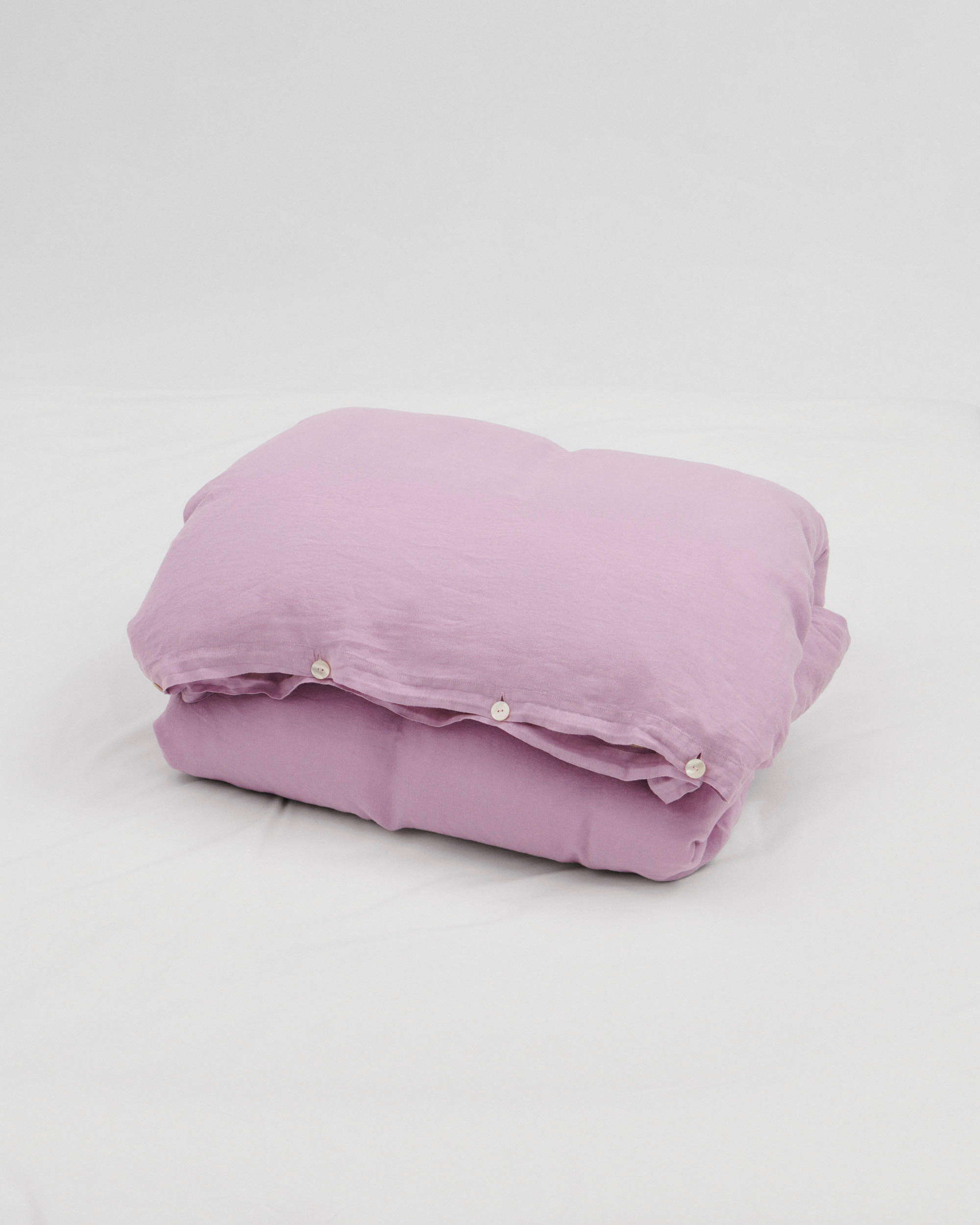 Linen duvet cover – Dawn Purple